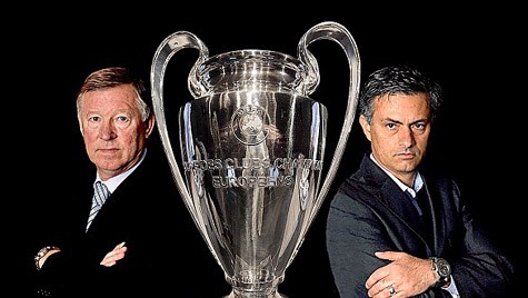 Sir Alex Ferguson sẽ tái ngộ đối thủ cũ Jose Mourinho tại Champions League.